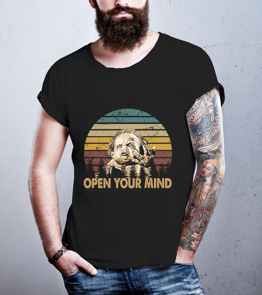 Total Recall Open Your Mind Vintage Sunset Stripes T-Shirt