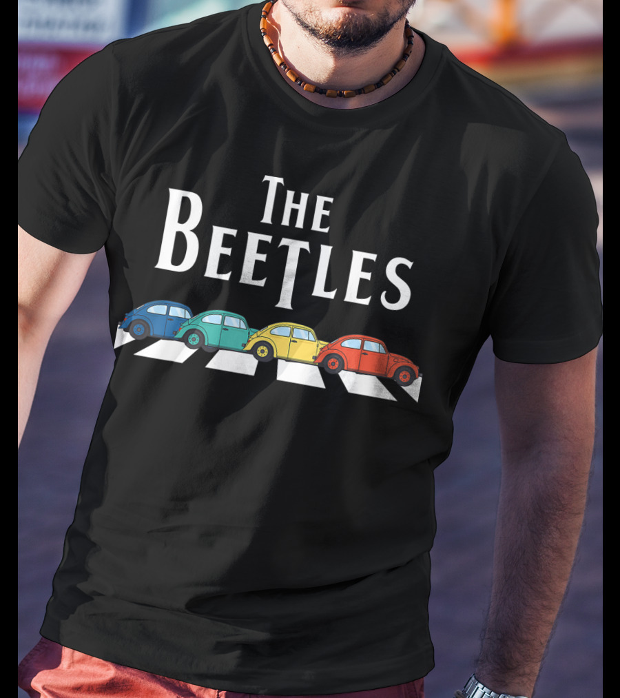 The Beetles Vintage Buggy Cars Abbey Road T-Shirt