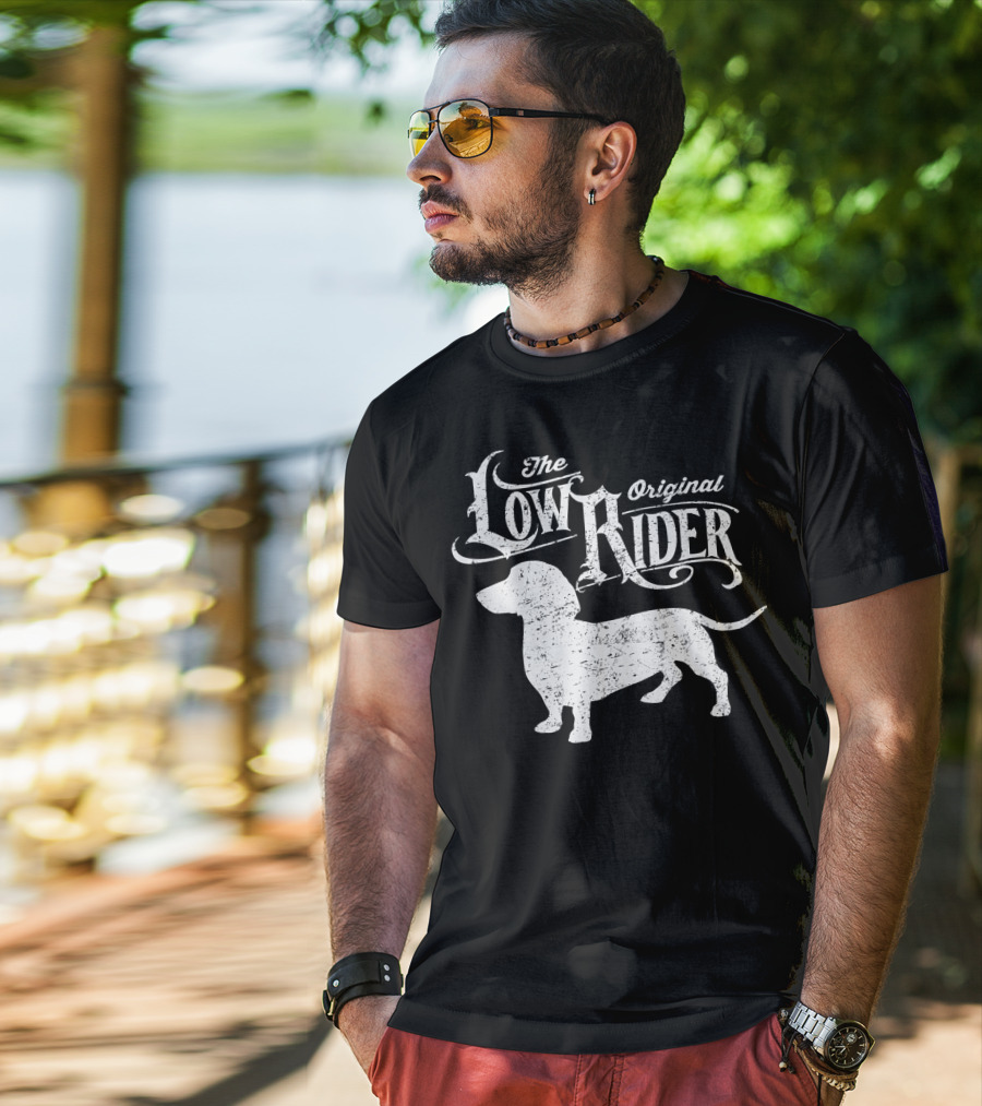 The Low Rider Original Dachshund Lover T-Shirt