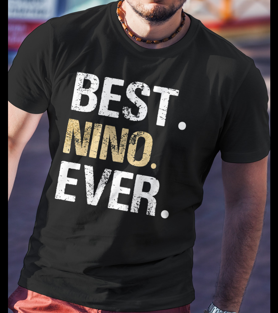 Best Nino Ever Spanish Mexican Godfather Nino Padre Padrino T-Shirt