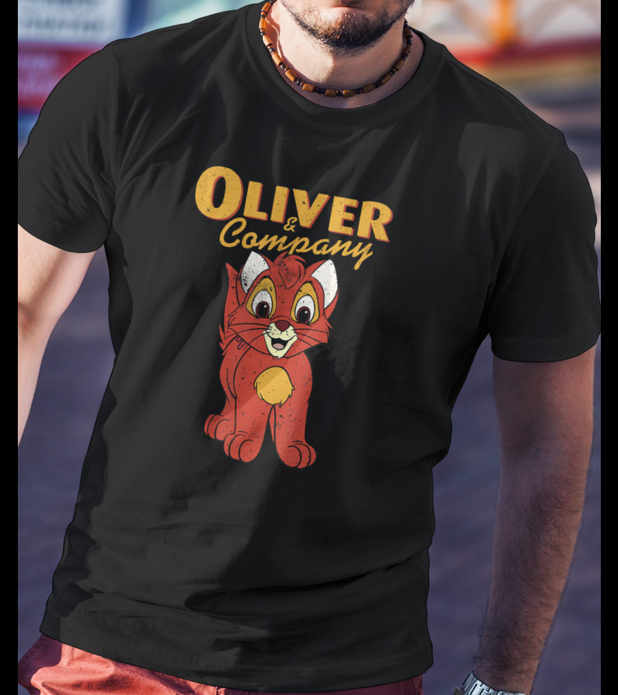 Oliver And Company Disney Movie Cat T-Shirt
