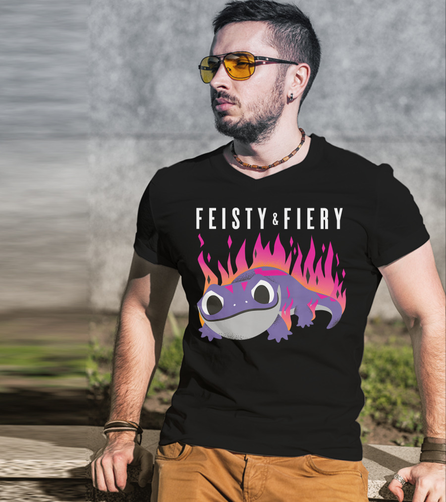 Feisty And Fiery Disney Frozen 2 Bruni Salamander T-Shirt
