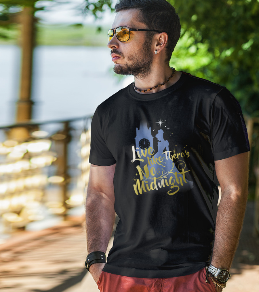 Cinderella Live Like There's No Midnight Disney Clock Tower T-Shirt