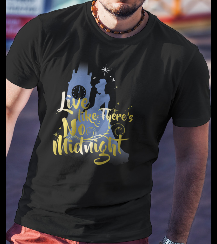 Cinderella Live Like There's No Midnight Disney Clock Tower T-Shirt