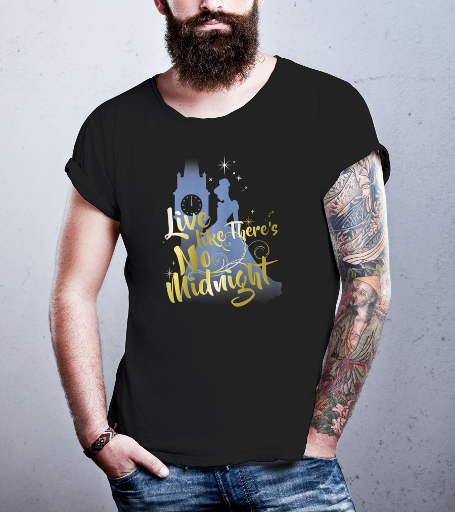 Cinderella Live Like There's No Midnight Disney Clock Tower T-Shirt