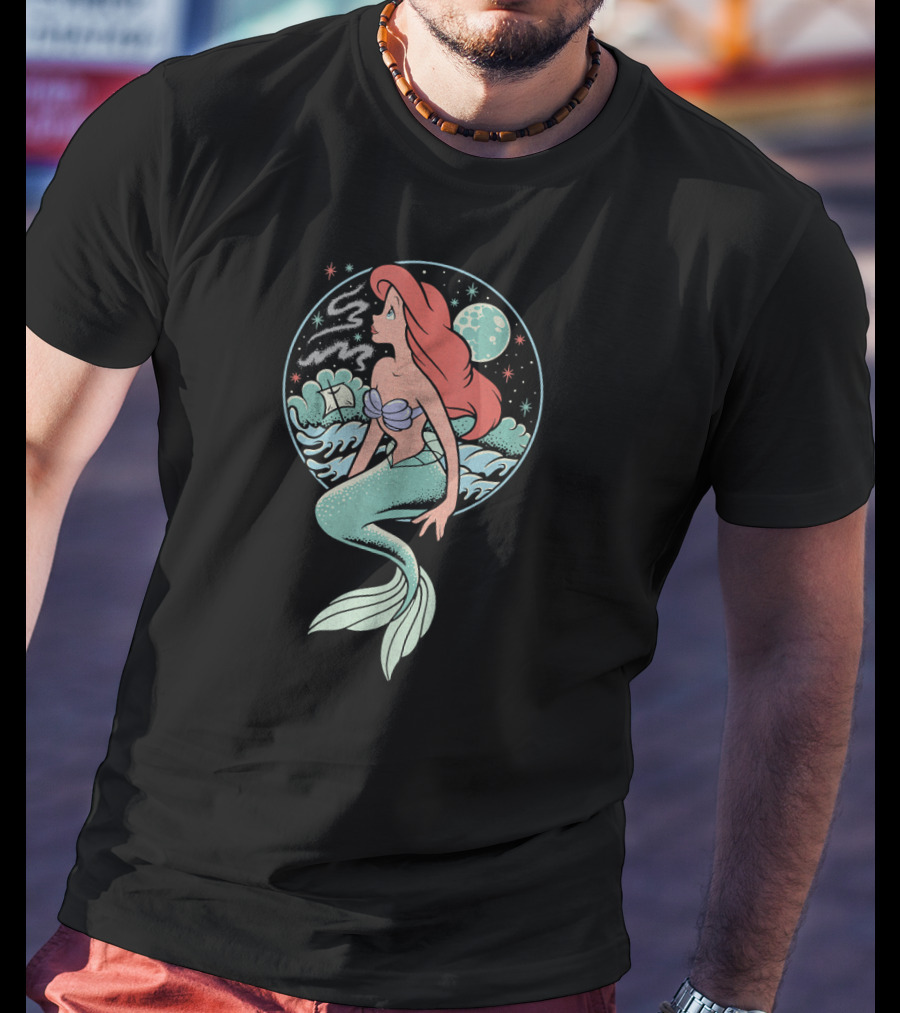 Disney The Little Mermaid Ariel Cosmic Ocean Starlight T-Shirt