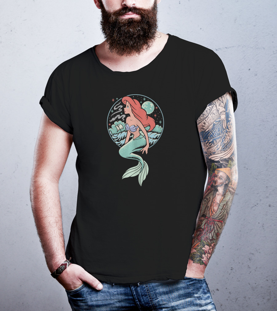 Disney The Little Mermaid Ariel Cosmic Ocean Starlight T-Shirt