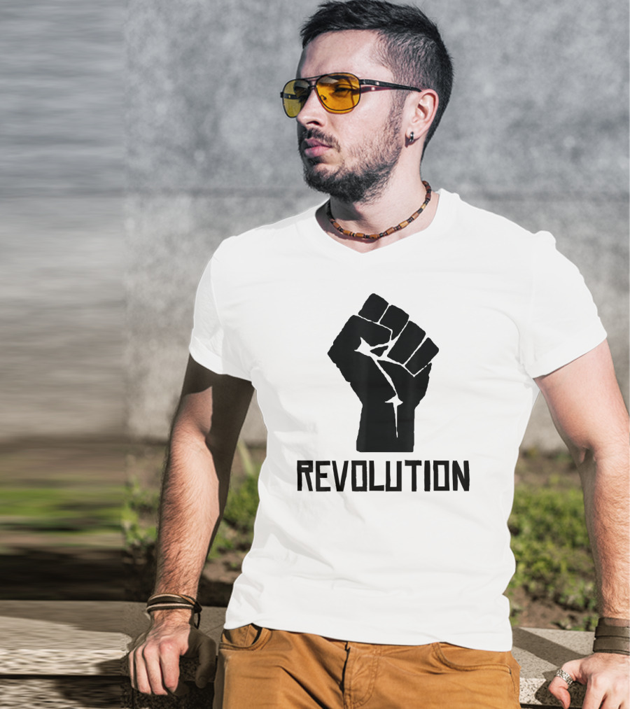 African Black Pride Political Revolution Fist T-Shirt