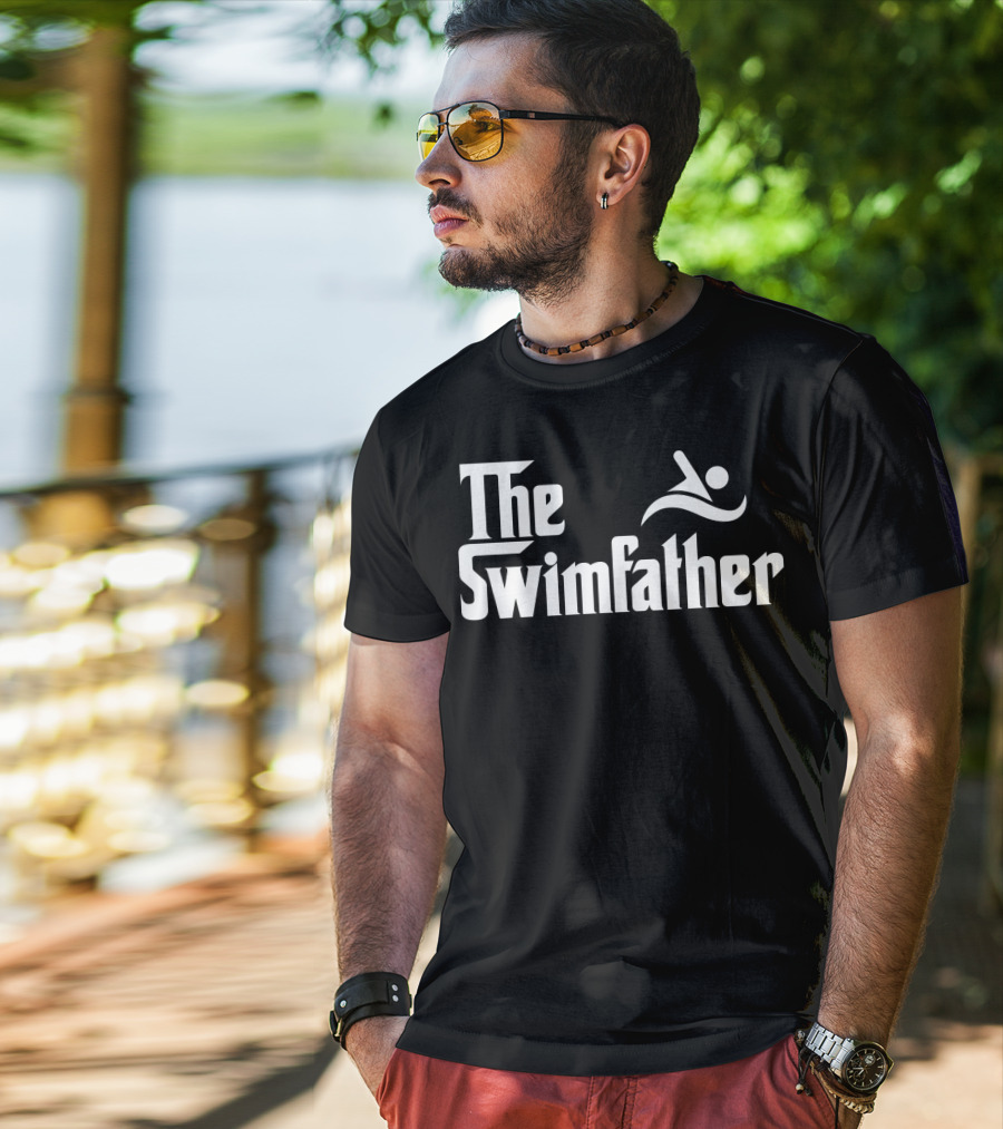 The Swim Father Swimming Swimmer Parody Inspired By Iconic Film T-Shirt