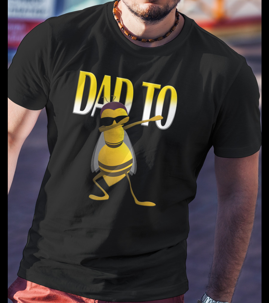 Dad To Be Dabbing Bee T-Shirt