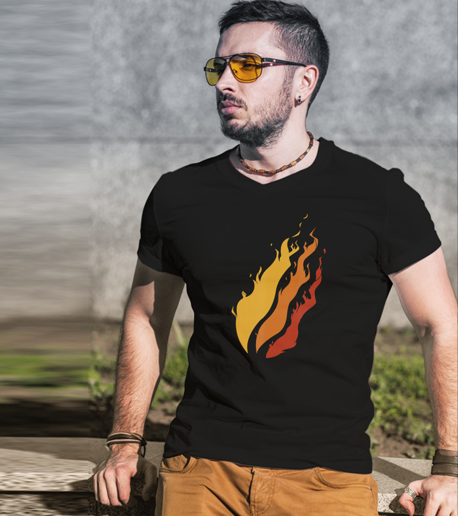 Vintage Fire Nation Flame Gamers T-Shirt