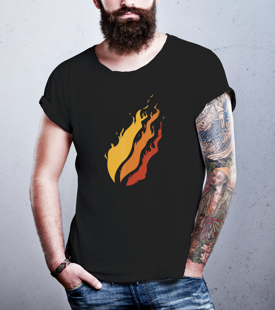 Vintage Fire Nation Flame Gamers T-Shirt