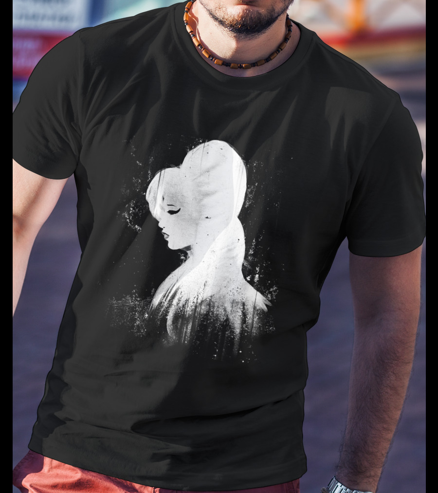 Amy Winehouse Back To Black Silhouette Iconic T-Shirt