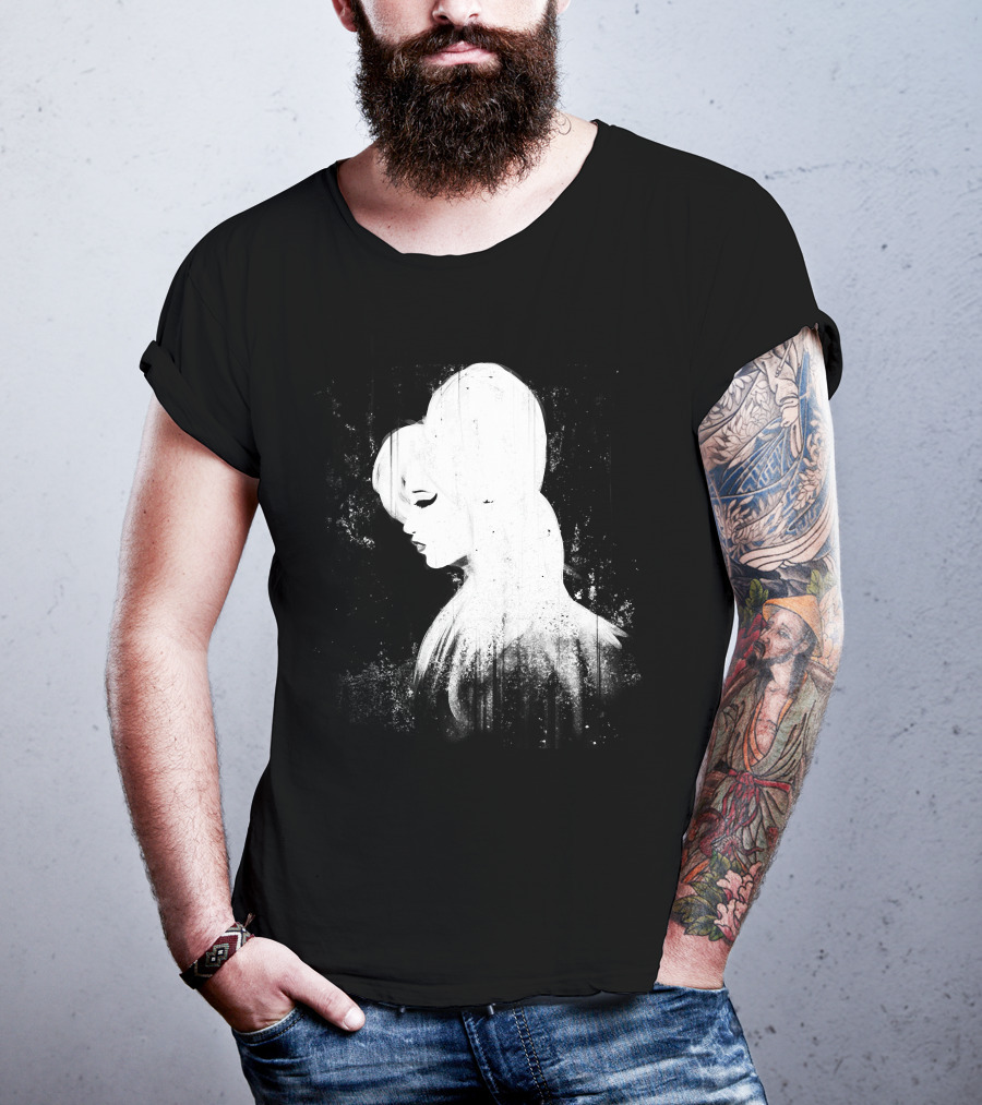 Amy Winehouse Back To Black Silhouette Iconic T-Shirt