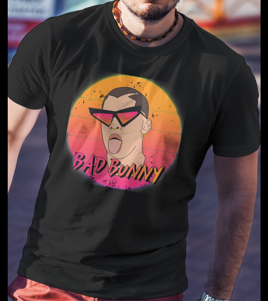 Bad Bunny Vintage Retro Essential Sunset T-Shirt