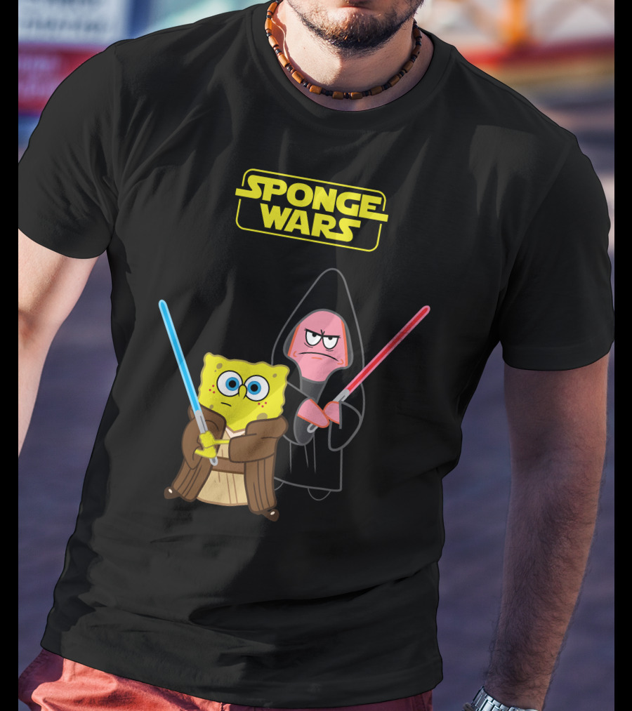 SpongeBob SquarePants Patrick Star Sponge Wars T-Shirt