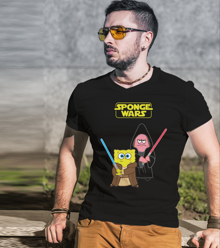 SpongeBob SquarePants Patrick Star Sponge Wars T-Shirt