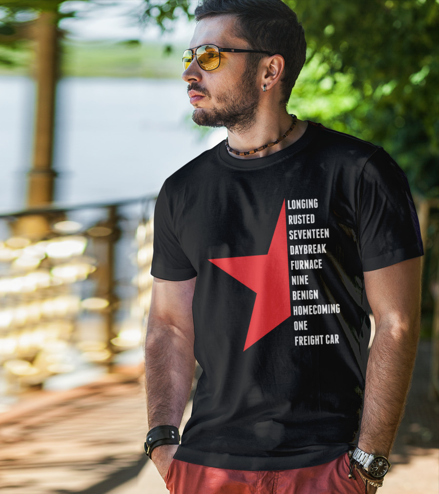 Winter Soldier Longing Rusted Seventeen Daybreak Furnace Nine Benign Homecoming One Freight Car T-Shirt