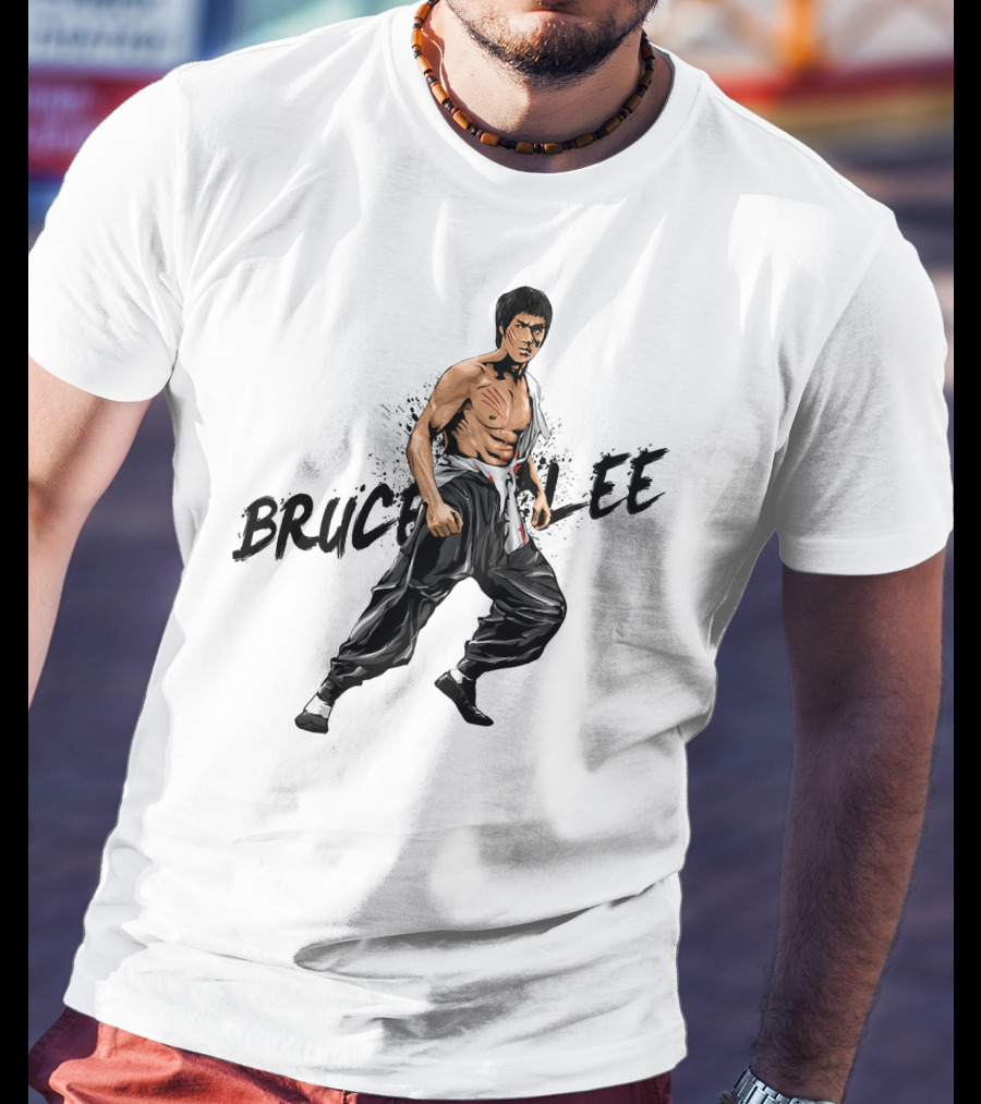 Bruce Lee Martial Arts Stance T-Shirt