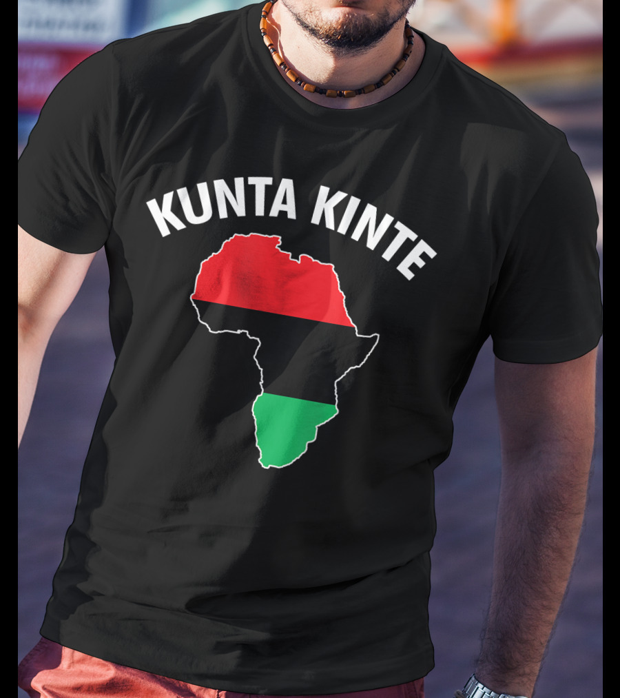 Kunta Kinte African Color Map Of Africa T-Shirt