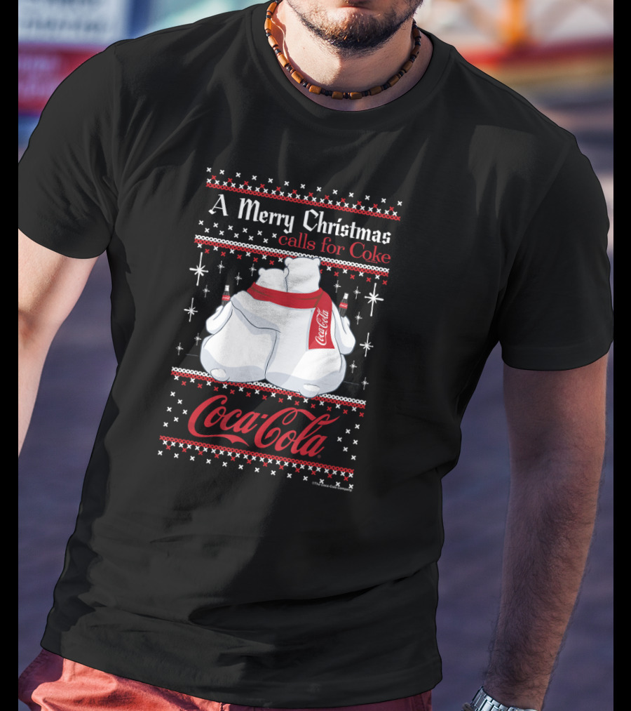 A Merry Christmas Calls For Coke Coca-Cola Polar Bears T-Shirt