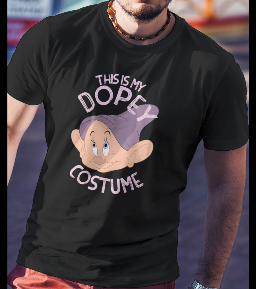 Snow White Disney This Is My Dopey Costume T-Shirt