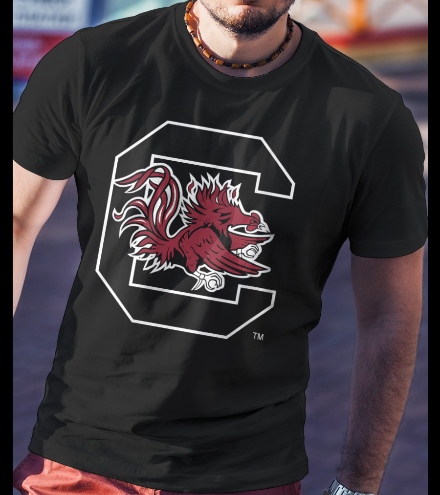 University Of South Carolina Gamecocks NCAA Logo C Emblem T-Shirt