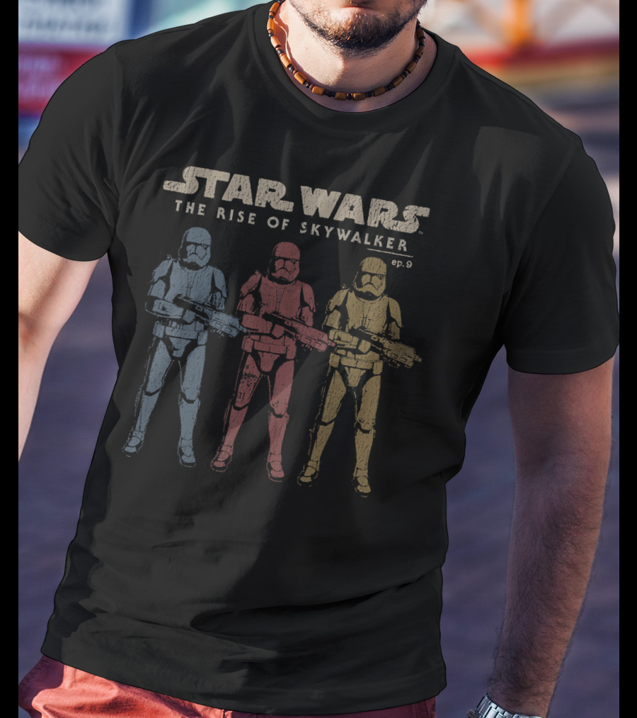 Star Wars The Rise Of Skywalker Ep. 9 Tri Color Troopers T-Shirt