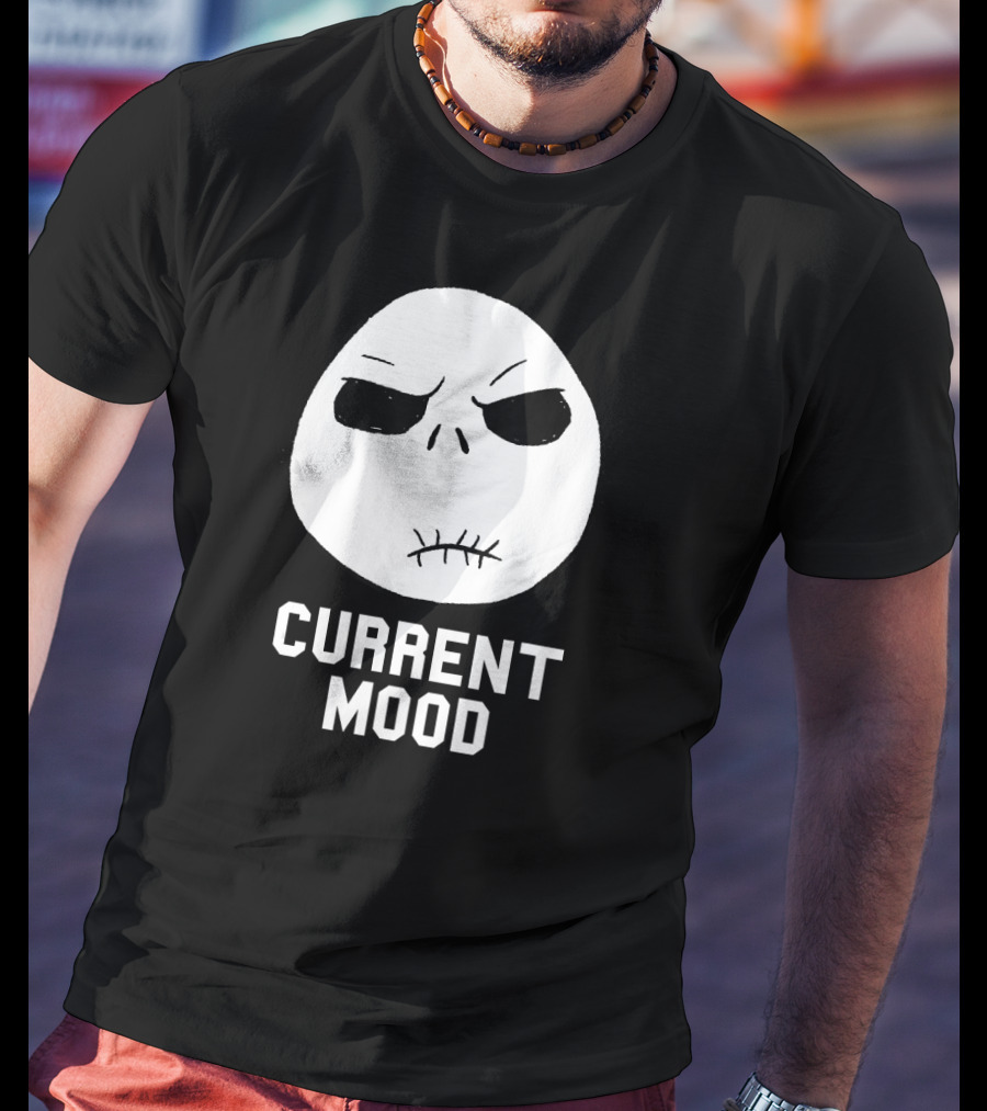 Disney Nightmare Before Christmas Jack Skellington Current Mood T-Shirt
