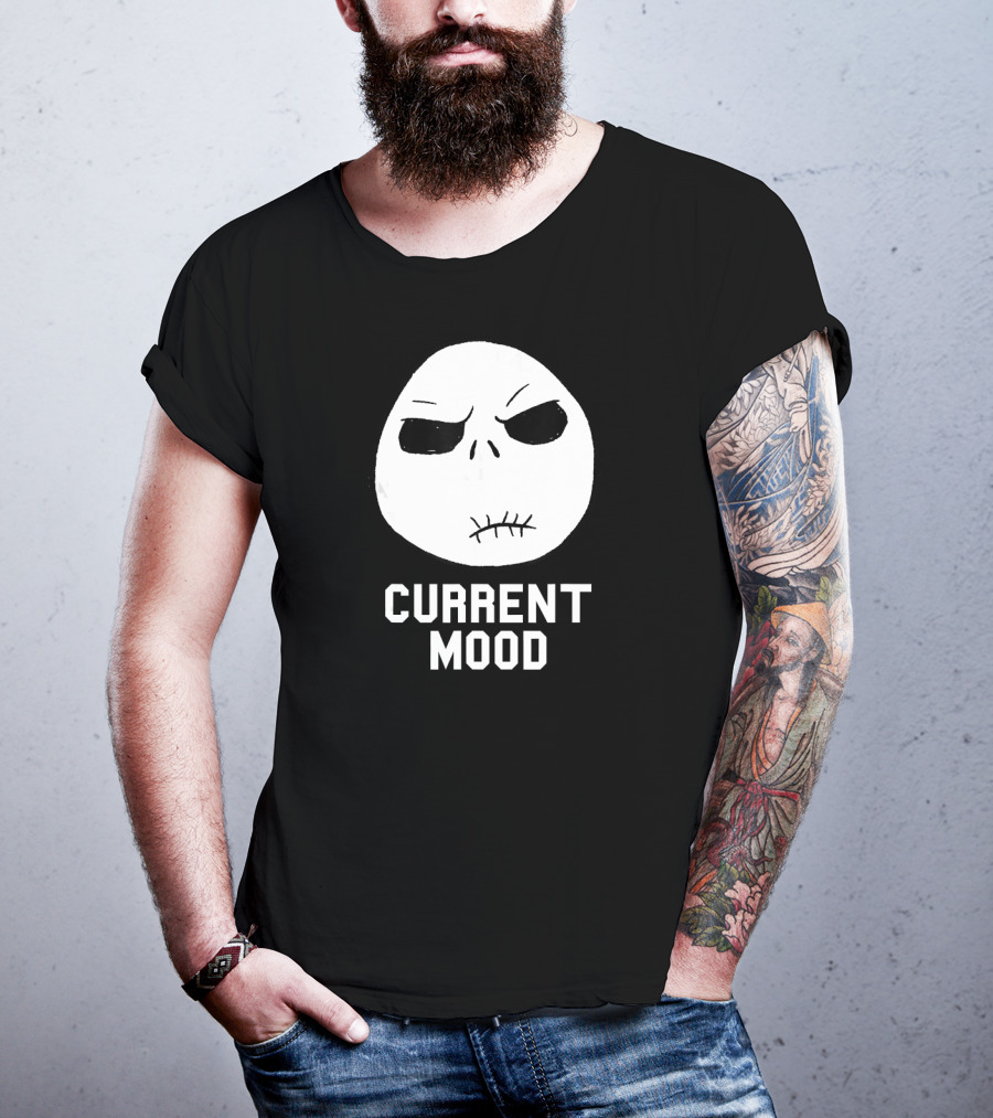 Disney Nightmare Before Christmas Jack Skellington Current Mood T-Shirt