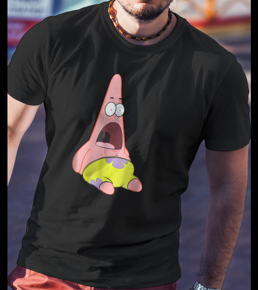 SpongeBob SquarePants Patrick Star Surprise Reaction T-Shirt