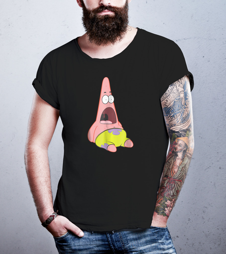 SpongeBob SquarePants Patrick Star Surprise Reaction T-Shirt