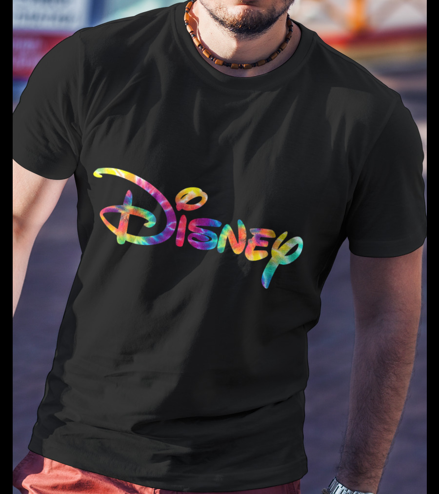 Disney Colorful Rainbow Tie Dye T-Shirt