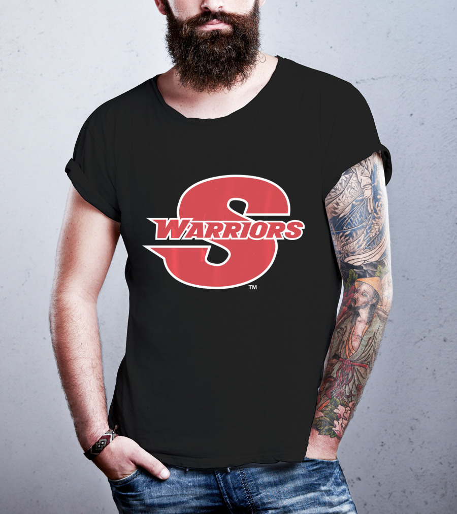 NCAA Cal State University Stanislaus Warriors Logo S T-Shirt