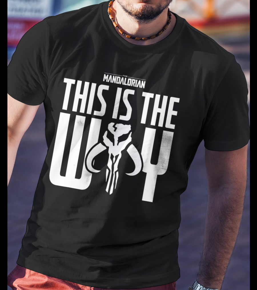 Star Wars The Mandalorian This Is The Way Mythosaur Emblem T-Shirt