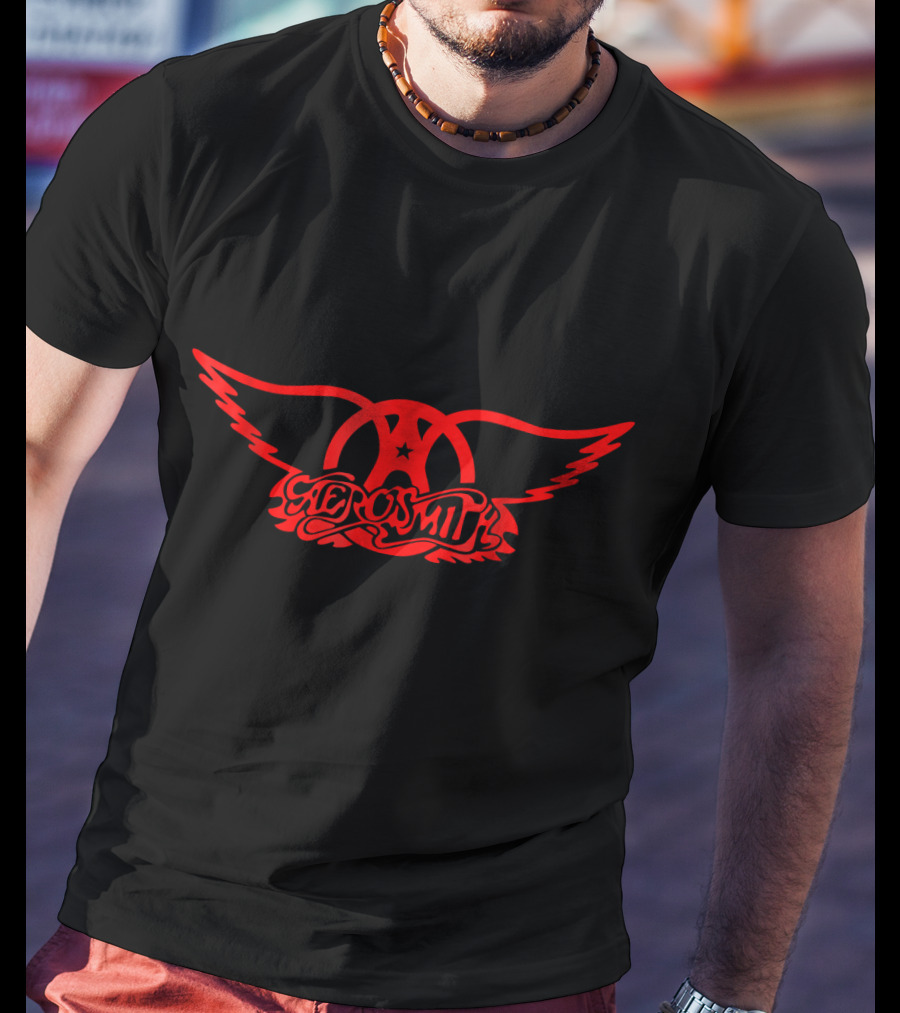 Aerosmith Logo Red Winged T-Shirt