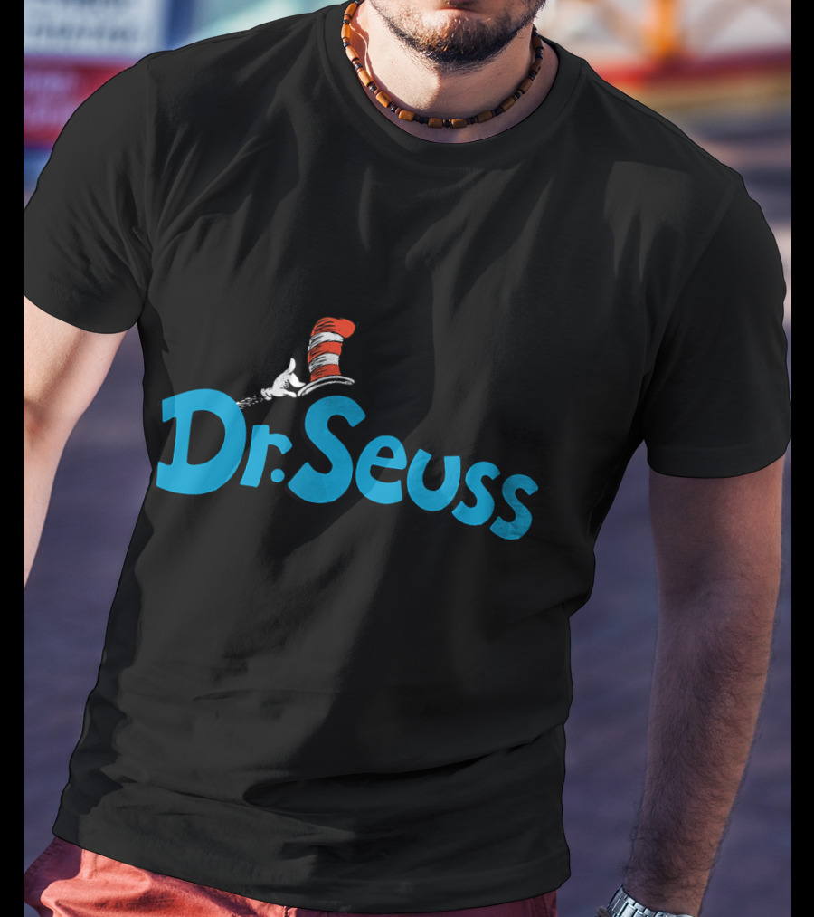 Dr. Seuss Iconic Hat And Logo Recognition T-Shirt