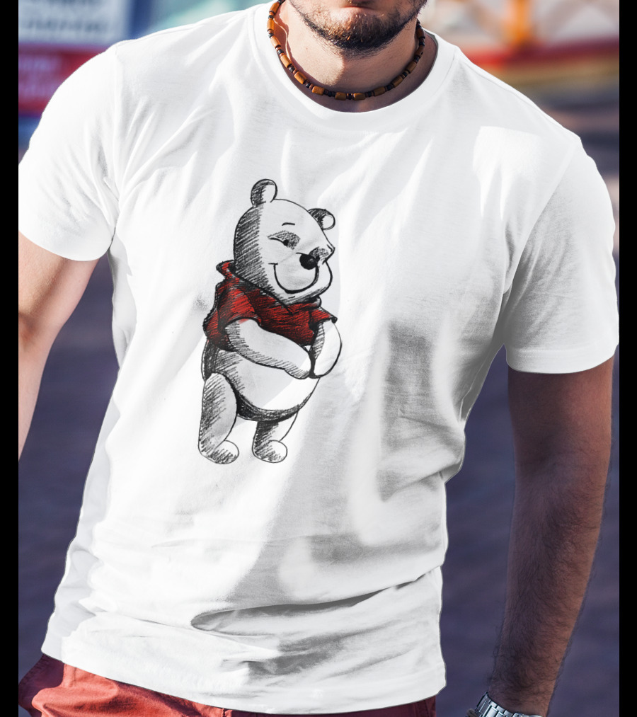 Winnie The Pooh Disney Sketch Character T-Shirt