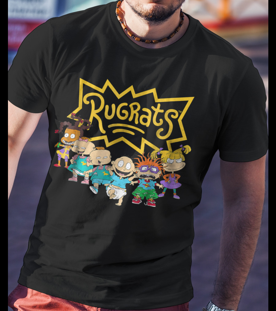 Rugrats Nickelodeon Character Lineup Group Image T-Shirt