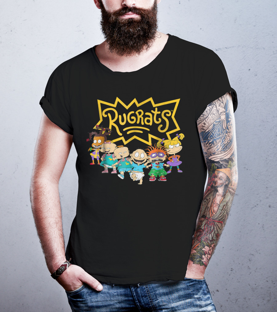 Rugrats Nickelodeon Character Lineup Group Image T-Shirt