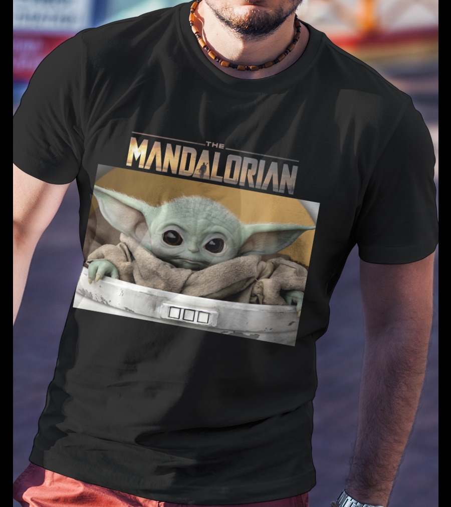 The Mandalorian The Child Baby Yoda In Pod T-Shirt
