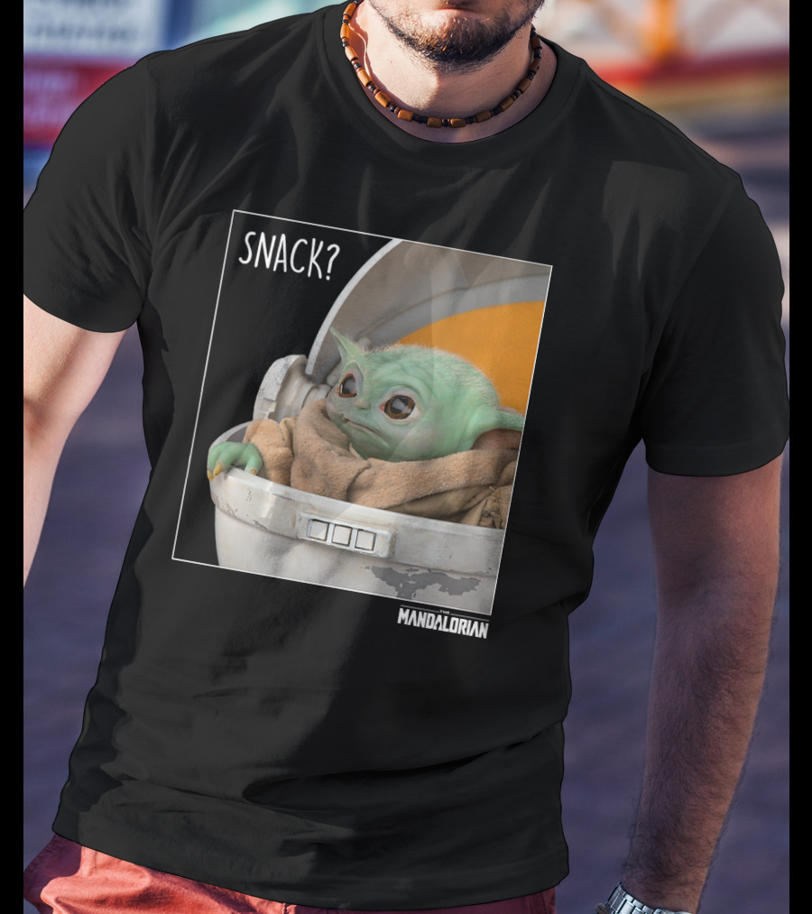Star Wars The Mandalorian Snack Time The Child In Pod T-Shirt
