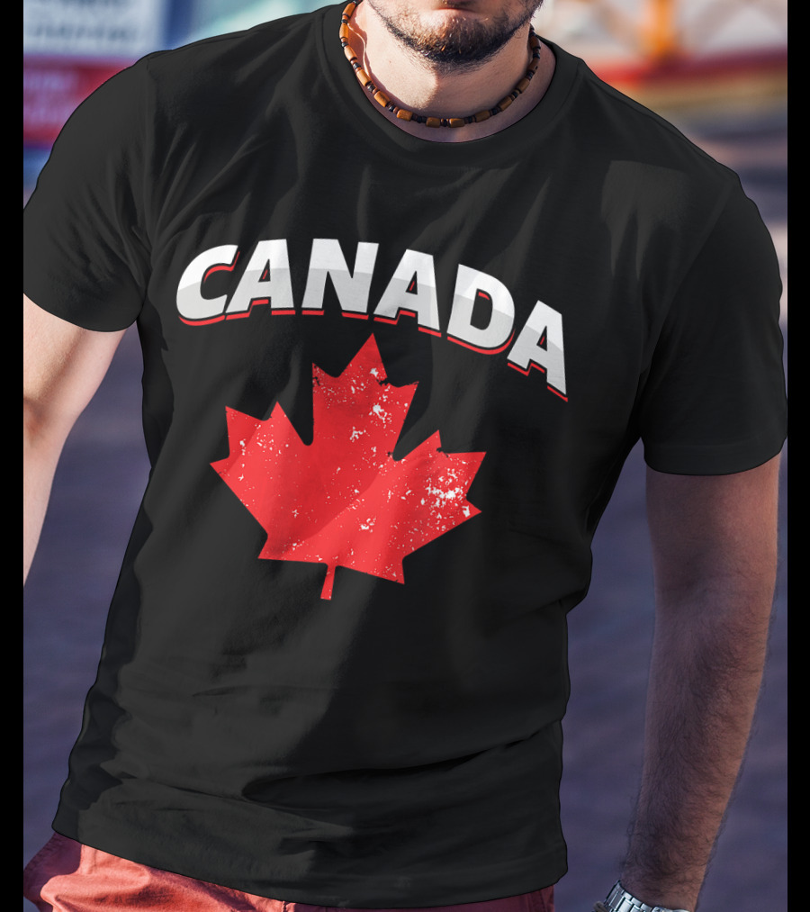 Canadian Maple Leaf Canada Patriotic Toronto Vancouver T-Shirt