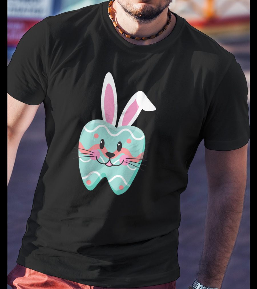 Dental Hygienist Easter Bunny Tooth Eggcellent T-Shirt