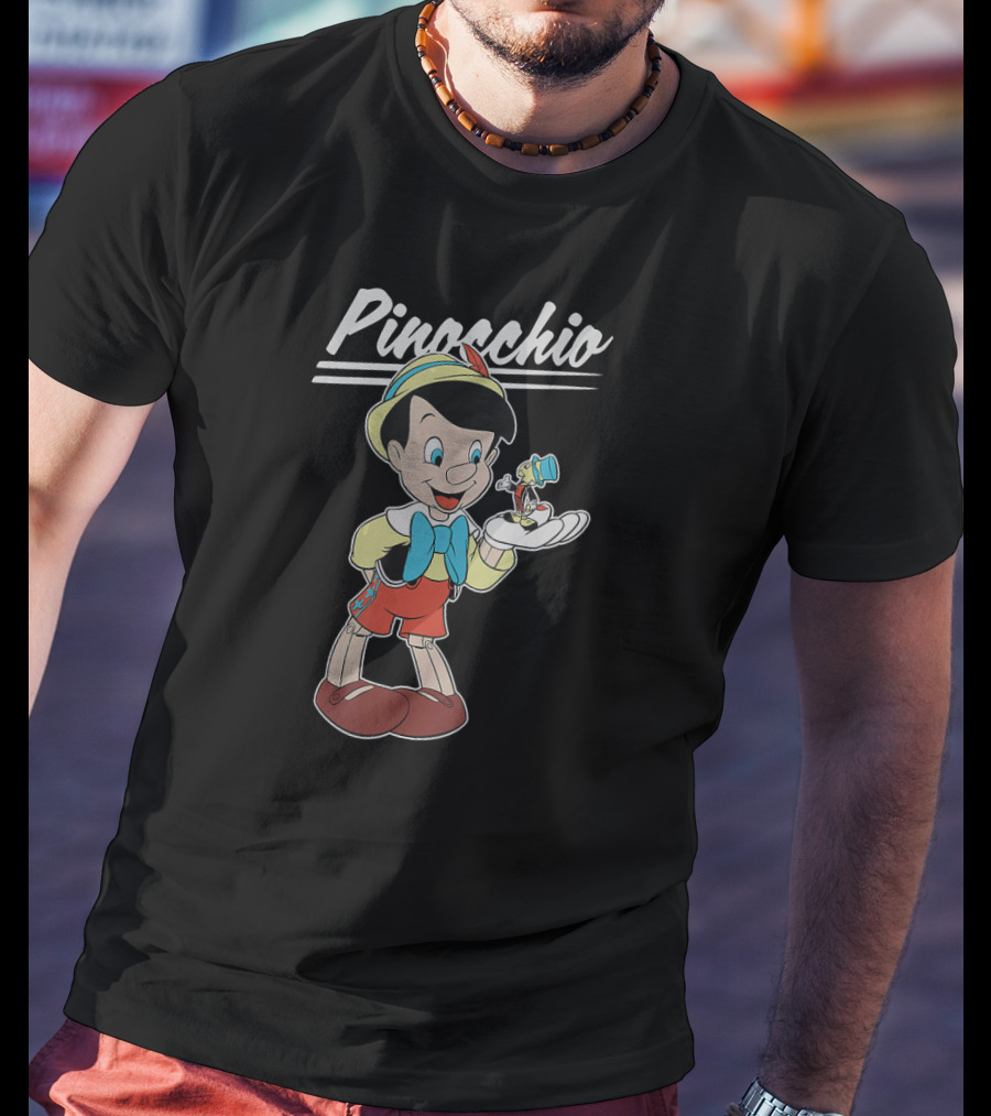 Disney Pinocchio Jiminy Cricket Classic Character T-Shirt