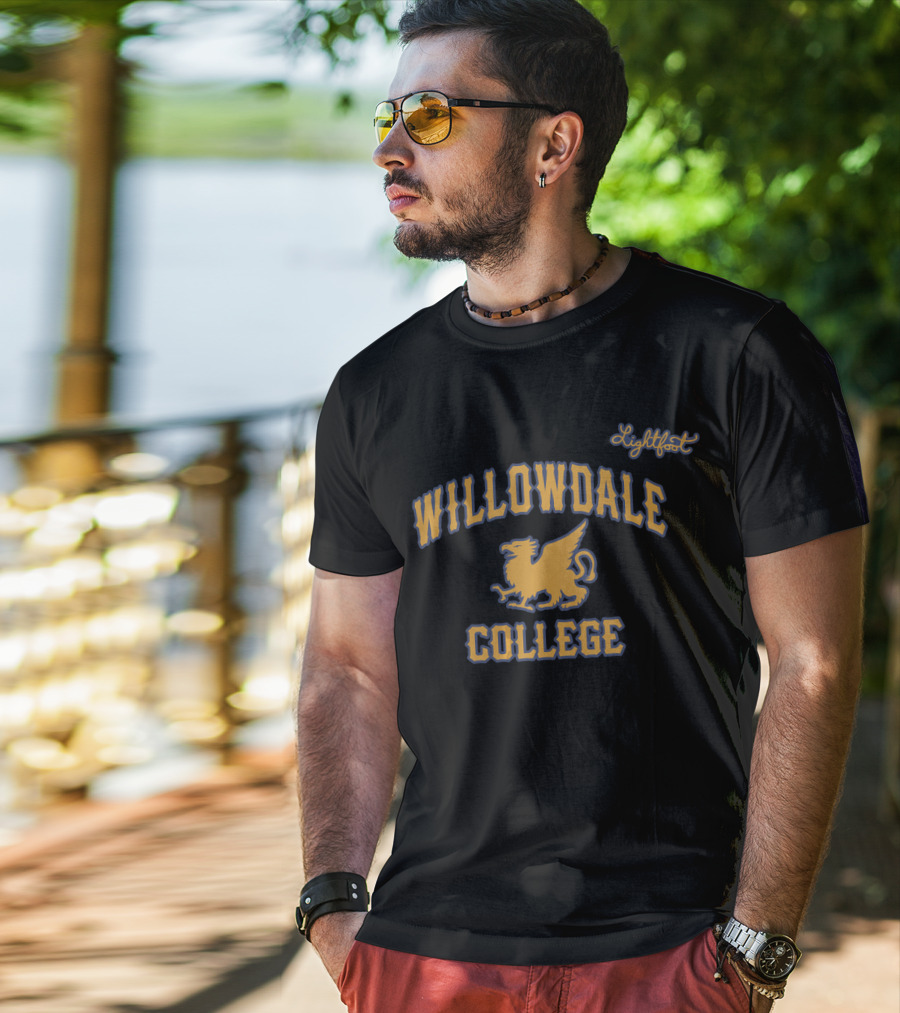 Willowdale College Lightfoot Disney Pixar Onward Gryphon T-Shirt