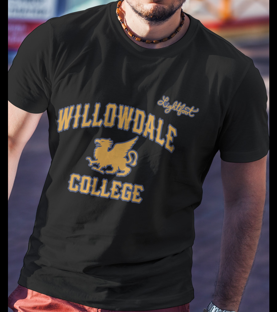 Willowdale College Lightfoot Disney Pixar Onward Gryphon T-Shirt
