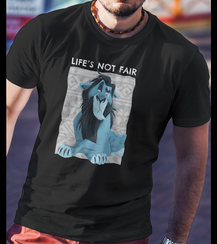 Disney The Lion King Scar Life's Not Fair Iconic Character T-Shirt