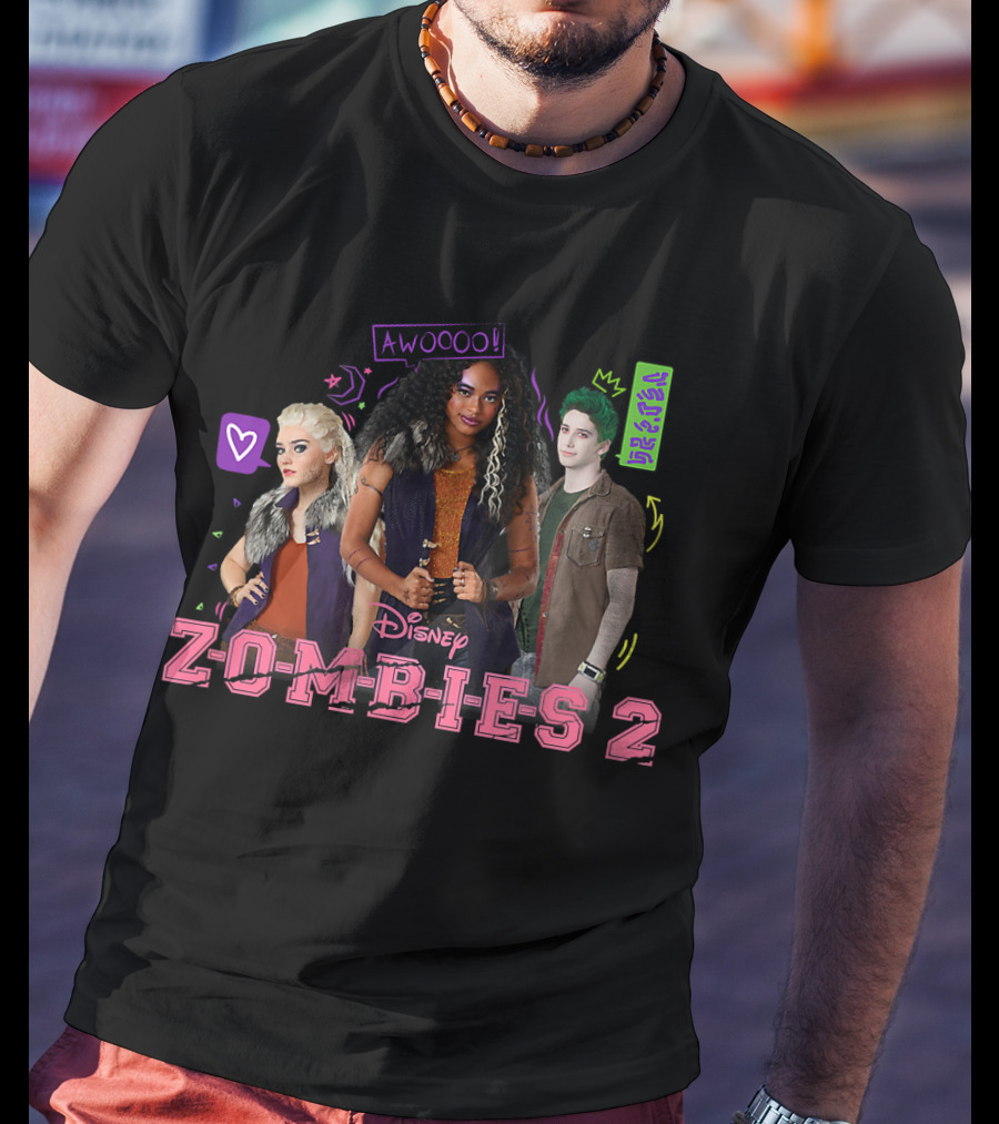 Disney Zombies 2 Awoooo Zombie Crew T-Shirt