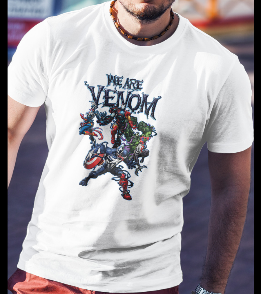 We Are Venom Marvel Spider Man Maximum Venom Group Shot Characters T-Shirt